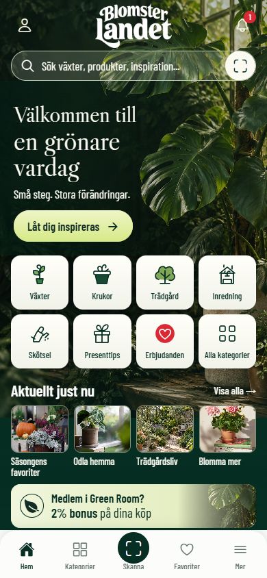 Blomsterlandet – appförhandsvisning