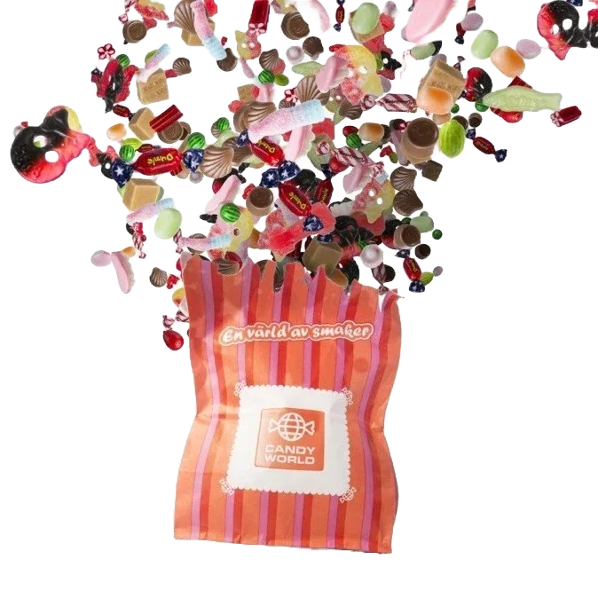 Godis från Candy Worlds egen fotografering