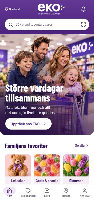 EKO Family Discovery – appförhandsvisning